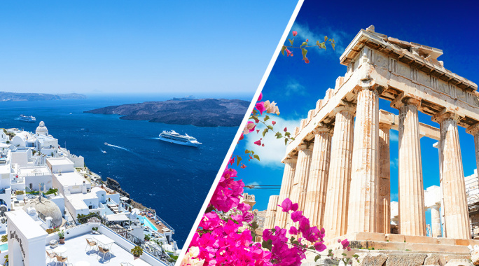 Combiné Athènes, île de Paros & île de Santorin, Combiné Grèce & ses îles, Cyclades, Santorin par Ôvoyages Combiné Athènes, île de Paros & île de Santorin, Combiné Grèce & ses îles, Cyclades, Santorin par Ôvoyages