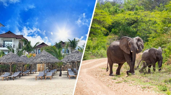 Combiné Ôclub Zen Sansi Kendwa Beach Resort 4* & Safari 2 nuits en avion, Séjour Tanzanie, Zanzibar par Ôvoyages Combiné Ôclub Zen Sansi Kendwa Beach Resort 4* & Safari 2 nuits en avion, Séjour Tanzanie, Zanzibar par Ôvoyages