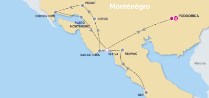 Autotour Les perles du sud du Monténégro & Smart club Monte Mare 4*, Circuit Monténégro par Ôvoyages Autotour Les perles du sud du Monténégro & Smart club Monte Mare 4*, Circuit Monténégro par Ôvoyages