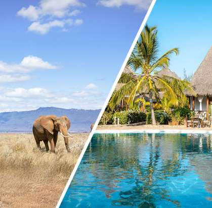 Hôtel Exploreans Malaika Villas & Beach Club 3* by Ôvoyages + Safari 1 Nuit dans le Parc National de Tsavo Est, Séjour Kenya par Ôvoyages Hôtel Exploreans Malaika Villas & Beach Club 3* by Ôvoyages + Safari 1 Nuit dans le Parc National de Tsavo Est, Séjour Kenya par Ôvoyages