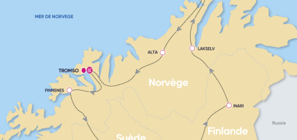 Autotour Les 3 Laponies sous le soleil de minuit, Séjour Finlande par Ôvoyages Autotour Les 3 Laponies sous le soleil de minuit, Séjour Finlande par Ôvoyages